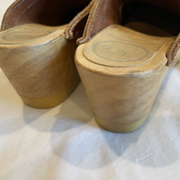 Brown Leather Mules - Picture 5 of 5